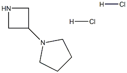 1-(azetidin-3-yl)pyrrolidine dihydrochloride Struktur