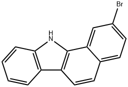 2-bromo-11H-benzo[a]carbazole Struktur