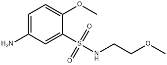 5-amino-2-methoxy-N-(2-methoxyethyl)benzene-1-sulfonamide Struktur