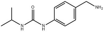 1-[4-(aminomethyl)phenyl]-3-propan-2-ylurea Struktur