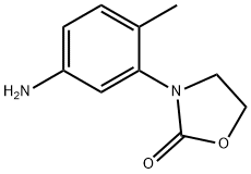 3-(5-amino-2-methylphenyl)-1,3-oxazolidin-2-one Struktur