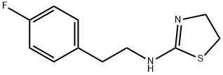 N-[2-(4-fluorophenyl)ethyl]-4,5-dihydro-1,3-thiazol-2-amine Struktur