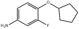 4-(cyclopentyloxy)-3-fluoroaniline Struktur