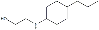 2-[(4-propylcyclohexyl)amino]ethan-1-ol Struktur