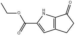 Ethyl 6-Oxo-1,4,5,6-tetrahydrocyclopenta[b]pyrrole-2-carboxylate Struktur