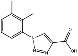 1-(2,3-dimethylphenyl)-1H-1,2,3-triazole-4-carboxylic acid Struktur