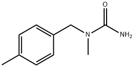 1-methyl-1-[(4-methylphenyl)methyl]urea Struktur