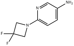 3-AMINO-6-(3,3-DIFLUOROAZETIDIN-1-YL)PYRIDINE Struktur