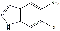 6-chloro-1H-indol-5-amine Struktur