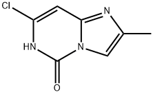 7-chloro-2-methylimidazo[1,2-c]pyrimidin-5(6H)-one Struktur