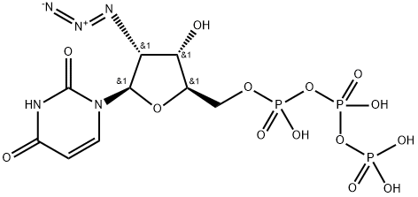 2'-Azido-2'-deoxyuridine-5'-triphosphate Struktur