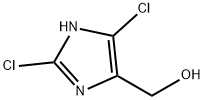 2,4-dichloro-5-hydroxymethylimidazole Struktur