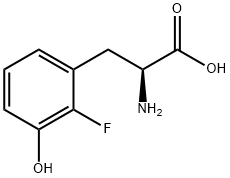 2-AMINO-3-(2-FLUORO-3-HYDROXYPHENYL)PROPANOIC ACID Struktur