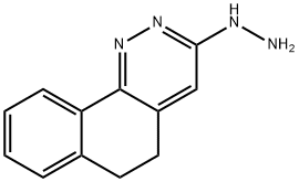 Benzo[h]cinnoline, 3-hydrazinyl-5,6-dihydro- Struktur