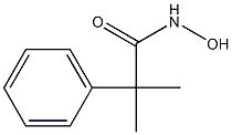 N-hydroxy-2-methyl-2-phenylpropanamide Struktur