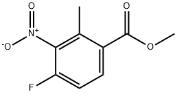 methyl 4-fluoro-2-methyl-3-nitrobenzoate Struktur