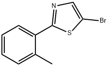 5-Bromo-2-(2-tolyl)thiazole Struktur