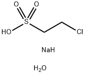 2-Chloroethanesulfonic acid sodium salt monohydrate Struktur