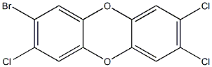 2-BROMO-3,7,8-TRICHLORODIBENZO-P-DIOXIN Struktur