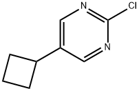 2-Chloro-5-(cyclobutyl)pyrimidine Struktur