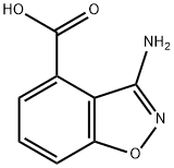 3-Aminobenzo[d]isoxazole-4-carboxylic Acid Struktur