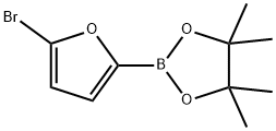 2-(5-BROMOFURAN-2-YL)-4,4,5,5-TETRAMETHYL-1,3,2-DIOXABOROLANE Struktur