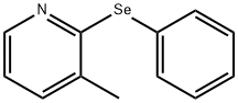 3-methyl-2-pyridyl phenyl selenide Struktur