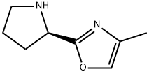 (R)-4-methyl-2-(pyrrolidin-2-yl)oxazole Struktur