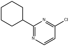 4-Chloro-2-(cyclohexyl)pyrimidine Struktur