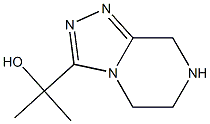 2-{5H,6H,7H,8H-[1,2,4]triazolo[4,3-a]pyrazin-3-yl}propan-2-ol Struktur