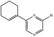 2-Bromo-6-(cyclohexenyl)pyrazine Struktur