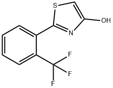 2-(2-Trifluoromethylphenyl)-4-hydroxythiazole Struktur