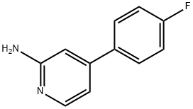 4-(4-FLUOROPHENYL)PYRIDIN-2-AMINE Struktur