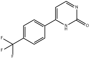 2-Hydroxy-4-(4-trifluoromethylphenyl)pyrimidine Struktur