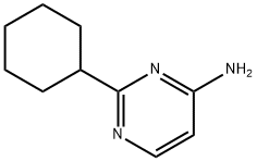 4-Amino-2-(cyclohexyl)pyrimidine Struktur