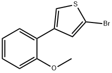 2-Bromo-4-(2-methoxyphenyl)thiophene Struktur