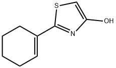 2-(Cyclohexenyl)-4-hydroxythiazole Struktur