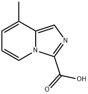 8-methylimidazo[1,5-a]pyridine-3-carboxylic acid Struktur