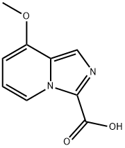 8-methoxyimidazo[1,5-a]pyridine-3-carboxylic acid Struktur