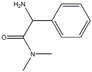 2-amino-N,N-dimethyl-2-phenylacetamide Struktur