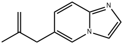 6-(2-methyl-2-propenyl)imidazo[1,2-a]pyridine Struktur