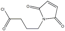 4-(2,5-dioxo-2,5-dihydro-1H-pyrrol-1-yl)butanoyl chloride Struktur