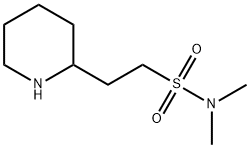 2-Piperidin-2-yl-ethanesulfonic acid dimethylamide Struktur