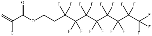 3,3,4,4,5,5,6,6,7,7,8,8,8-tridecafluorooctyl 2-chloroacrylate Struktur