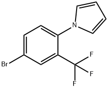 1-(4-bromo-2-(trifluoromethyl)phenyl)-1H-pyrrole Struktur