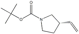 tert-butyl (S)-3-vinylpyrrolidine-1-carboxylate Struktur