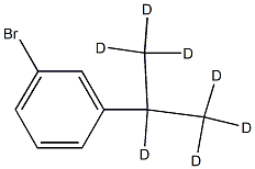 3-(iso-Propyl-d7)bromobenzene Struktur