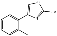 2-Bromo-4-(2-tollyl)thiazole Struktur