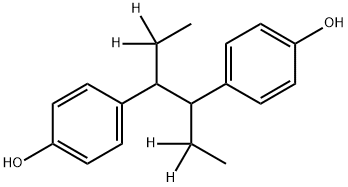 4-[2,2,5,5-tetradeuterio-4-(4-hydroxyphenyl)hexan-3-yl]phenol Struktur