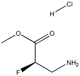 methyl (R)-3-amino-2-fluoropropanoate hydrochloride Struktur